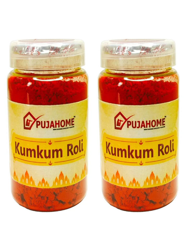 Roli Pure Haldi Kumkum - Original Puja Roli | Natural & Pure kumkum (100g)