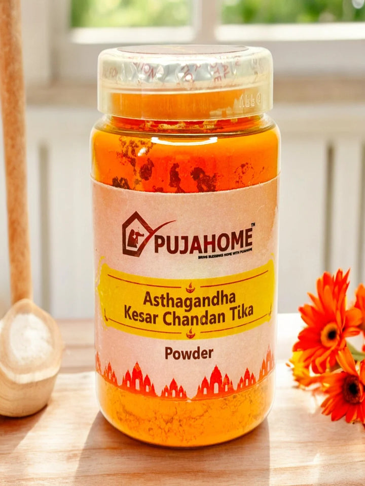 Premium Asthagandha Kesar Chandan Tika Powder 100 Gram Box
