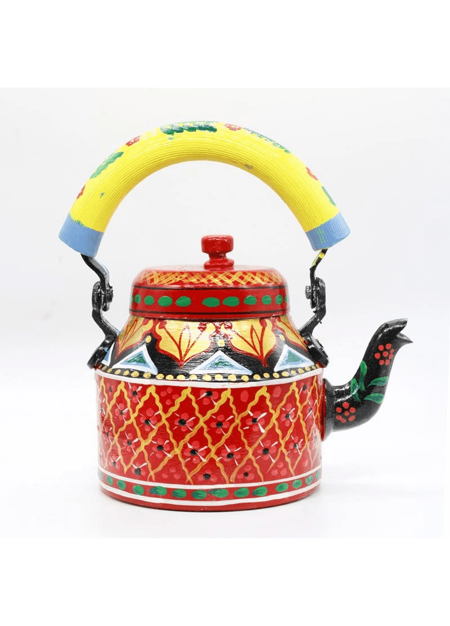 Floral Tea Kettle Set | Hand-Painted Unique Design