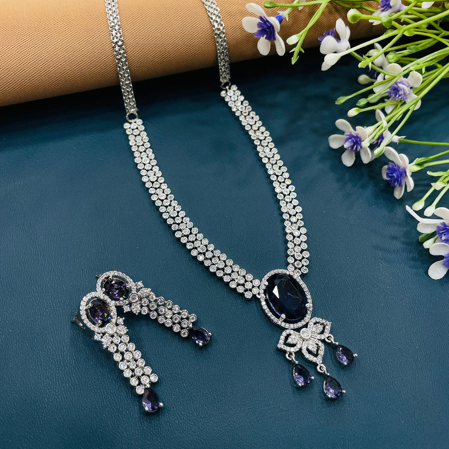 Exquisite bridal jewelry set featuring elegant necklace designs.