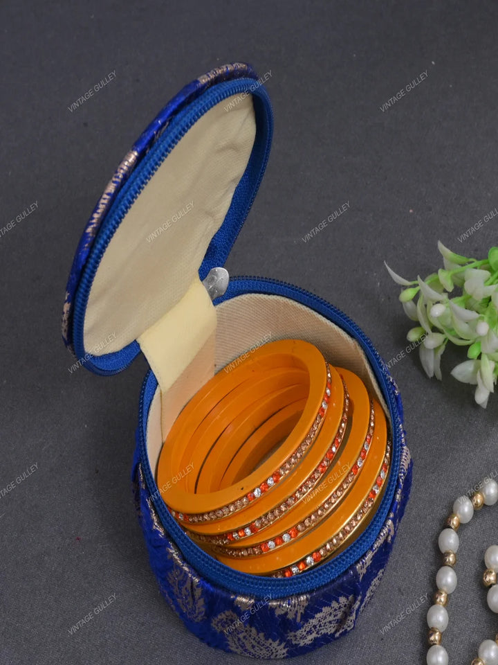 Embroidery Bangle Box Organiser | Stylish Storage for Bangles