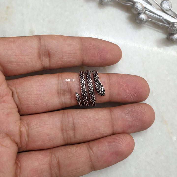 Double Layer | Snake Adjustable Ring Trendy