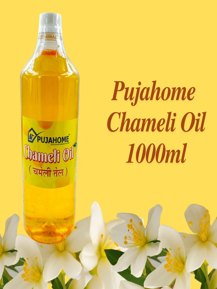 Pujhome Chameli Oil For Puja 1000 ml Bottle