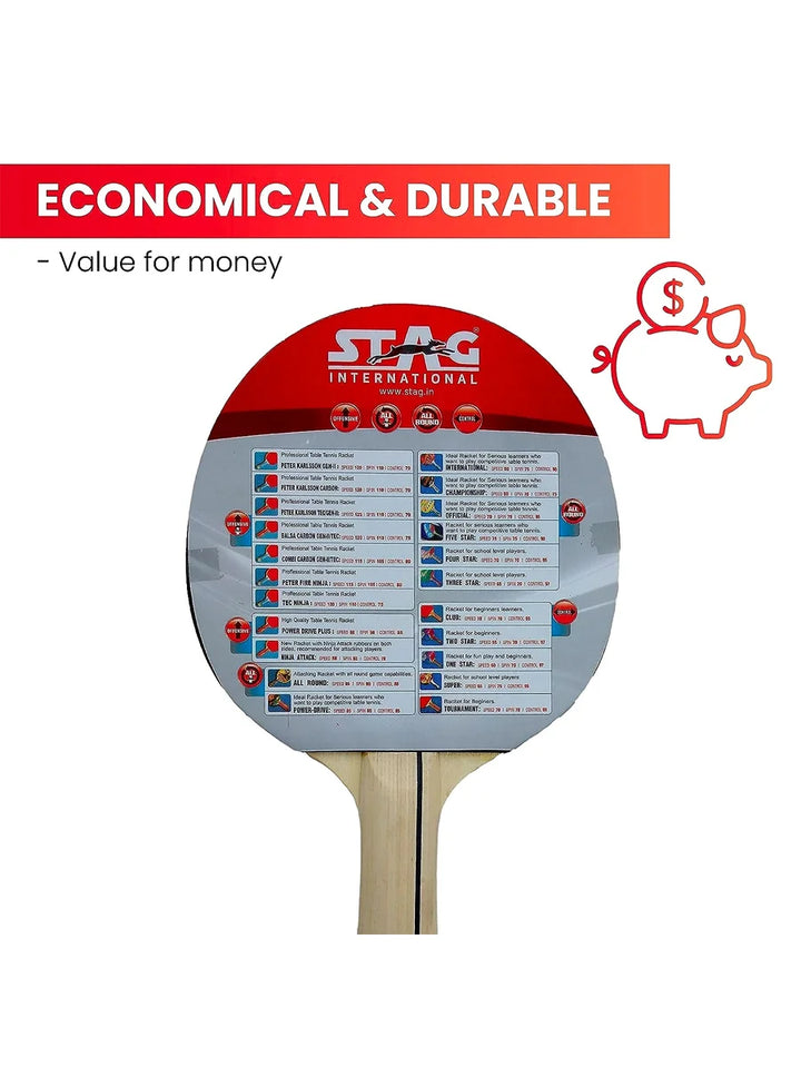 Stag 2 Star Table Tennis Racquet