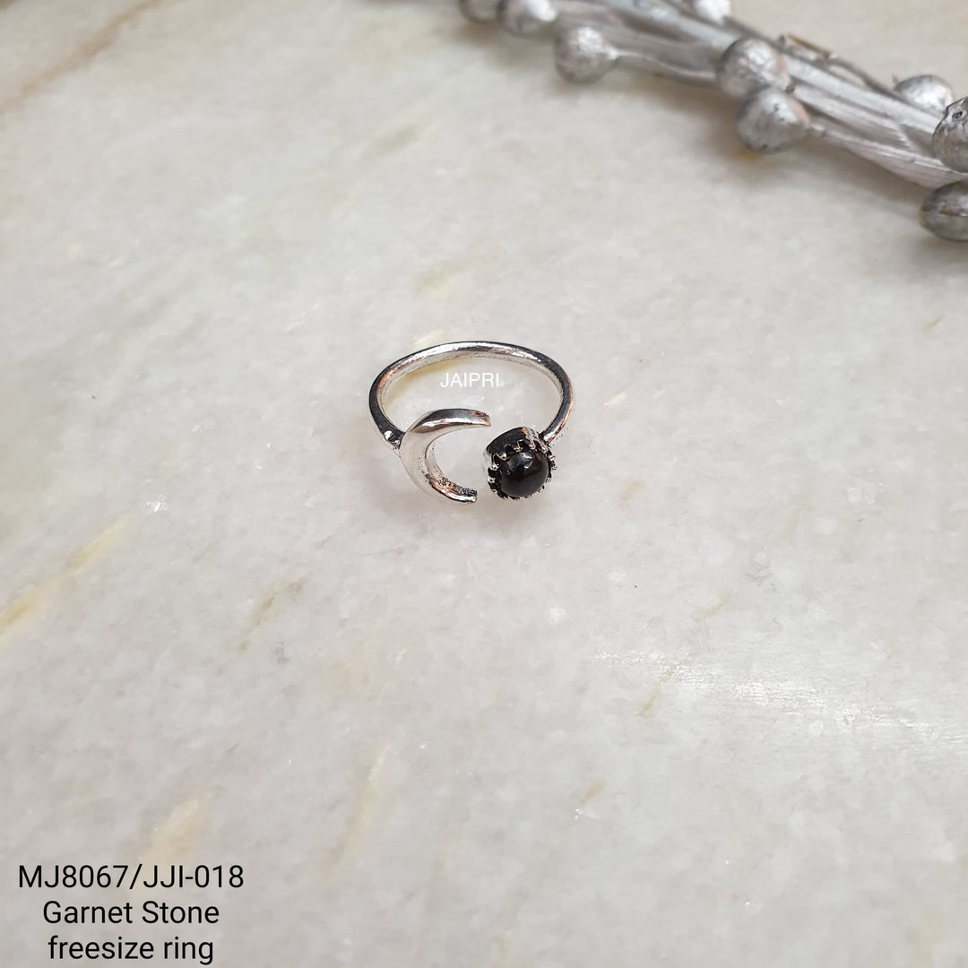 Garnet Stone | Freesize Handmade Ring Signature Design