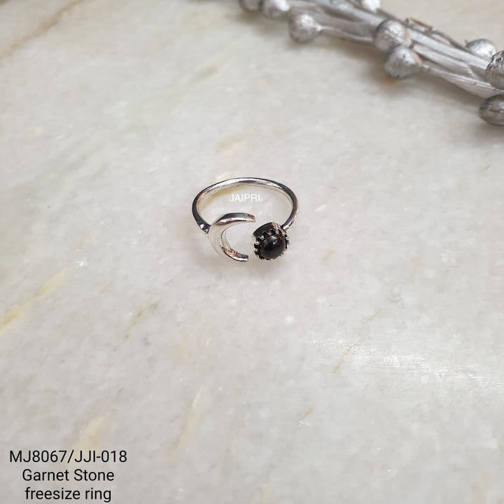 Garnet Stone | Freesize Handmade Ring Signature Design