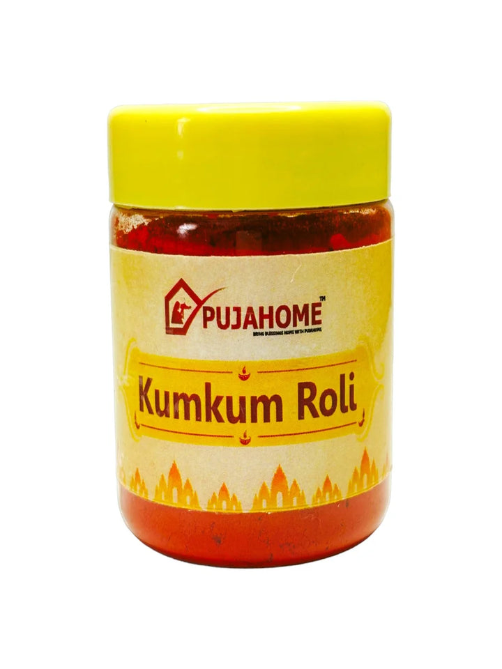 Roli Pure Haldi Kumkum - Original Puja Roli | Natural & Pure kumkum (50g)