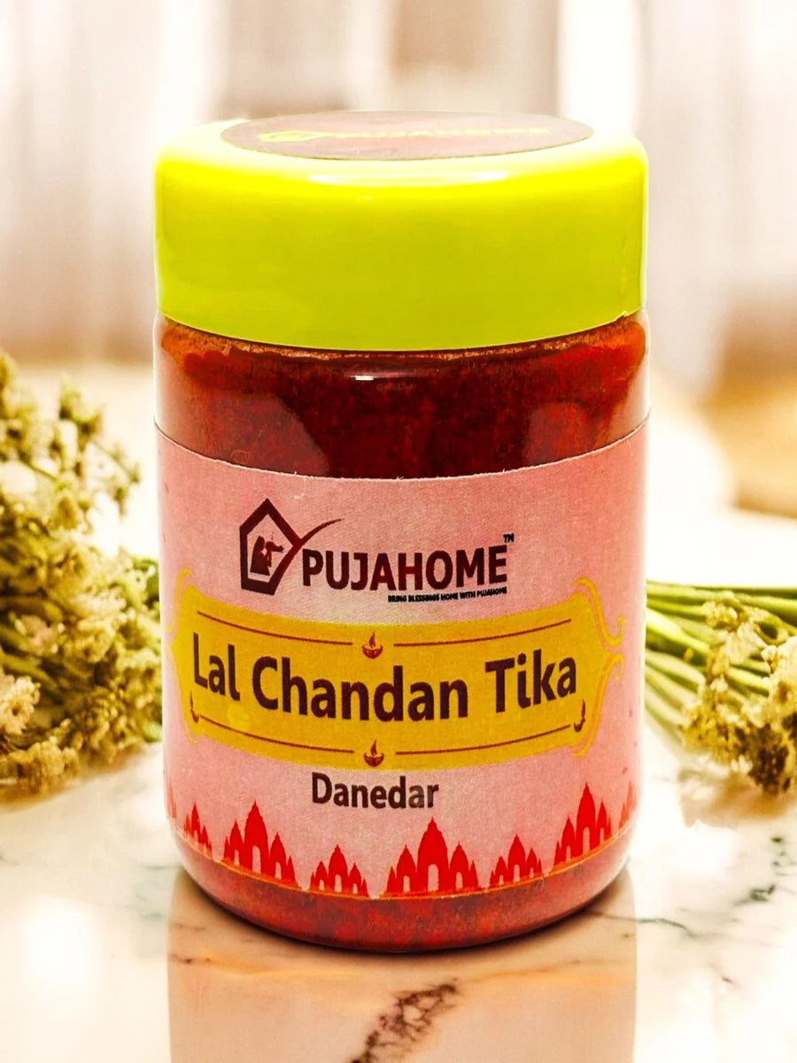 Premium Lal Chandan Tika Danedar 100 Gram Box