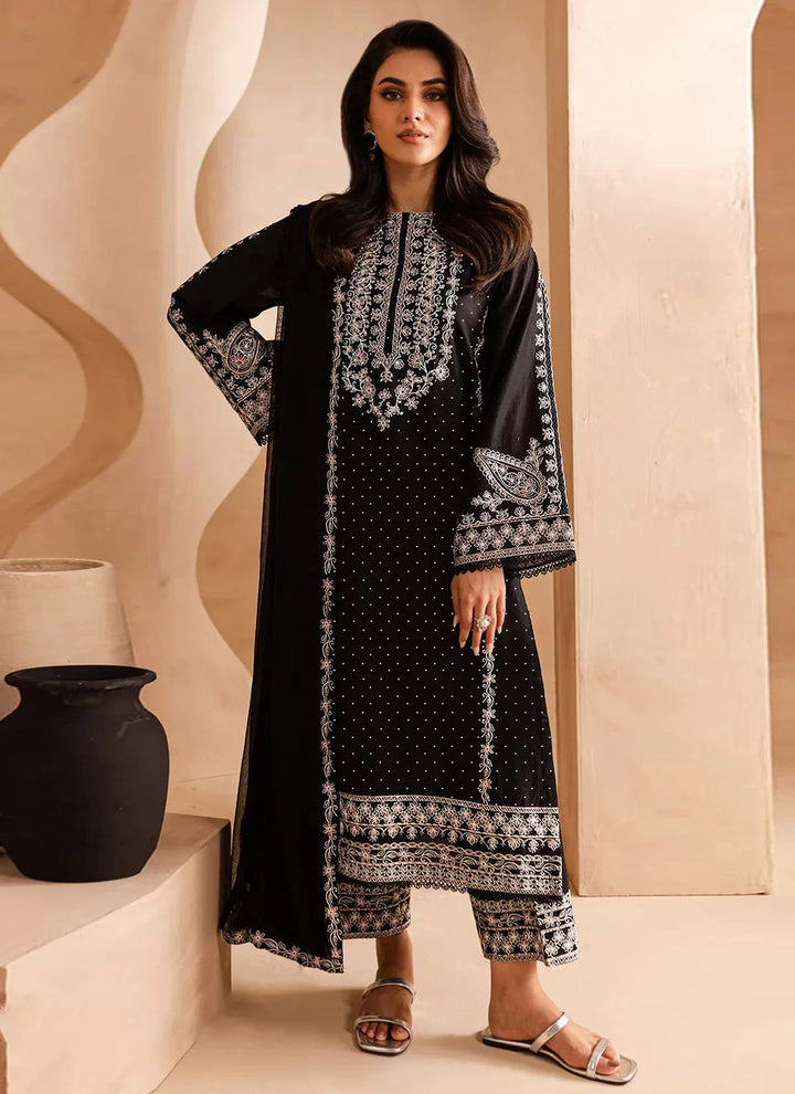 Designer Georgette Suit | Embroidery Work with Santoon Bottom & Dupatta for Festive Look