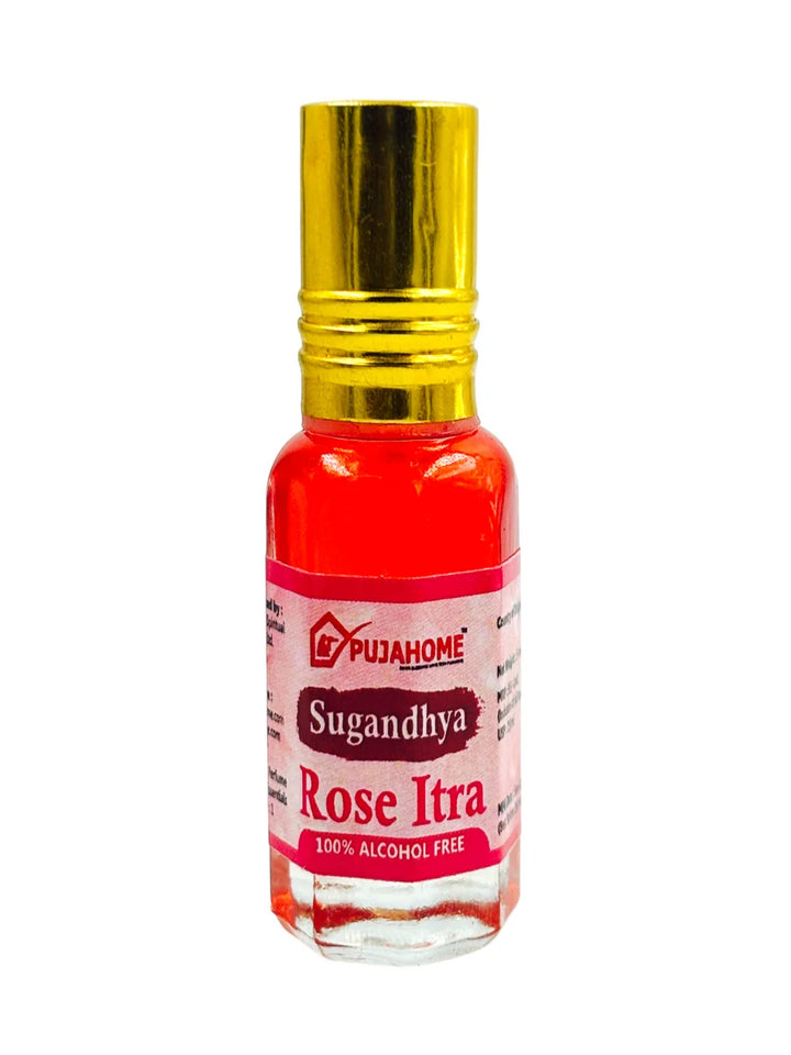 Sugandhya Rose Itra For Puja 5ML (Pack of 2)