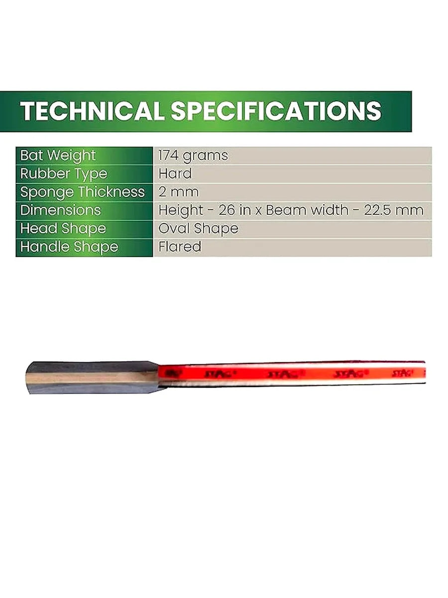 Stag Power Drive Plus Advanced Series Table Tennis Racket