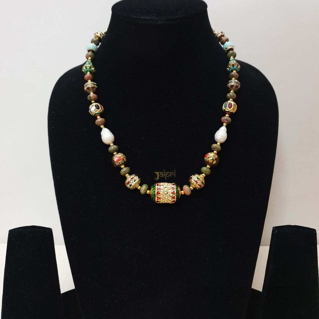 Meenakari Stone | Beads Antique Necklace Collection
