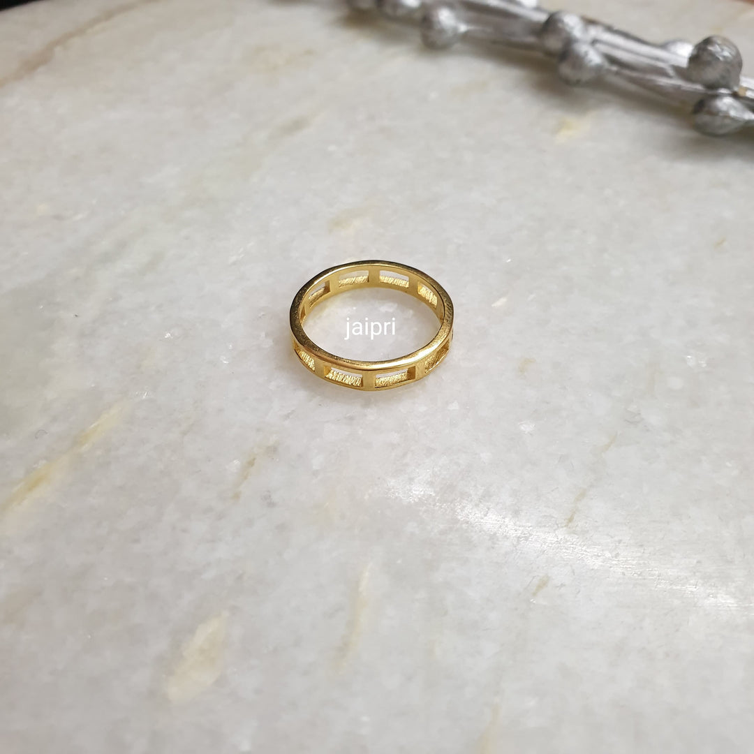 Gold Stackable Ring | (Size US 7) Exclusive