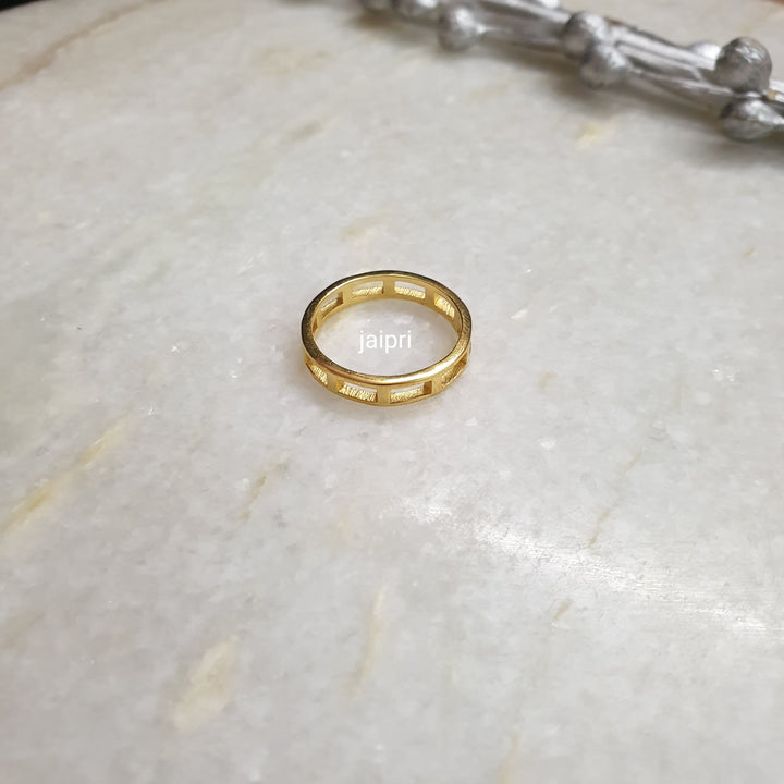 Gold Stackable Ring | (Size US 7) Exclusive
