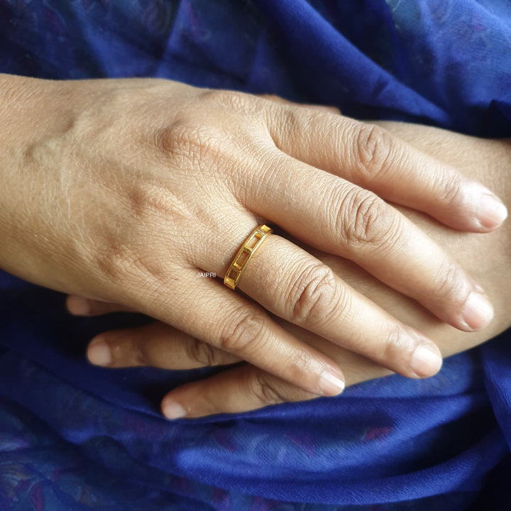 Gold Stackable Ring | (Size US 7) Exclusive
