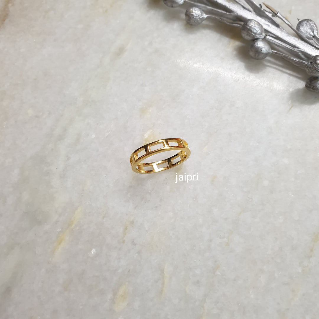 Gold Stackable Ring | (Size US 7) Exclusive