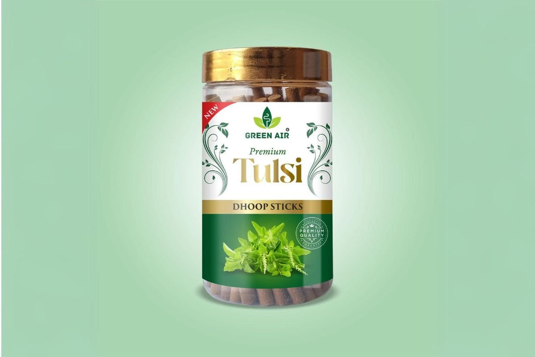 Green Air Dhoop Stick Tulsi | Ideal for Prayer & Relaxation - 8528