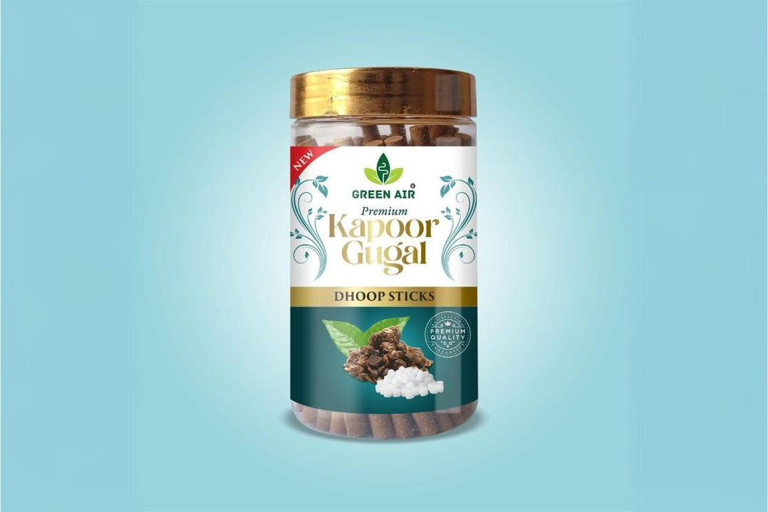 Green Air Kapoor & Gugal Scented Dhoop Sticks | Purifying Fragrance for Home - 8491