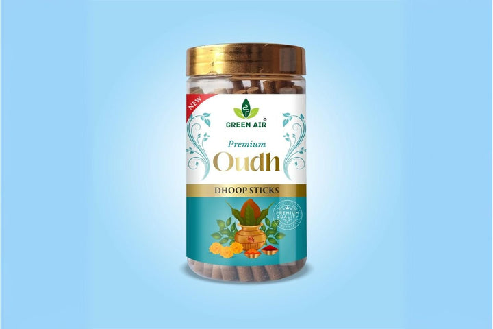 Green Air Oudh Scented Dhoop Sticks | Premium Fragrance for Tranquility - 8514