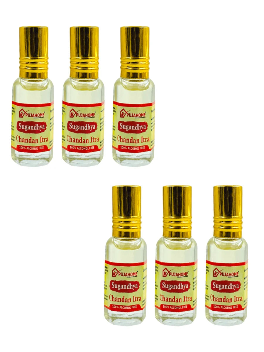 Sugandhya Chandan Itra For Puja 5ML (Pack of 6)