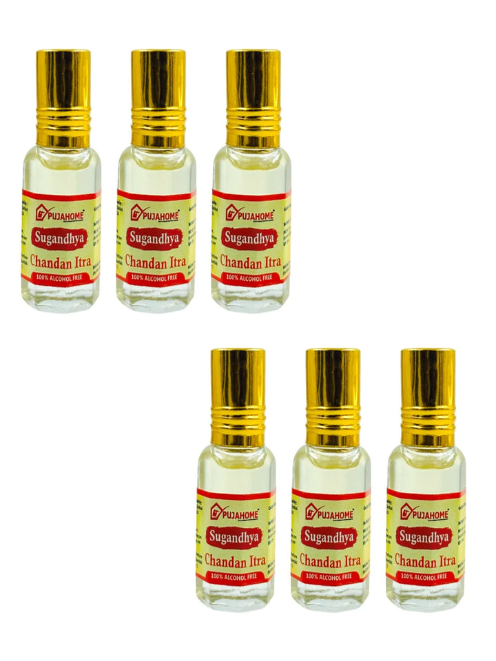 Sugandhya Chandan Itra For Puja 5ML (Pack of 6)