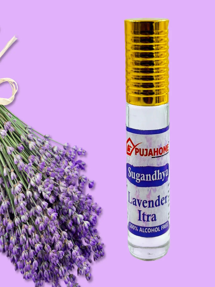 Sugandhya Lavender Itra For Puja 6ML (Pack of 2)