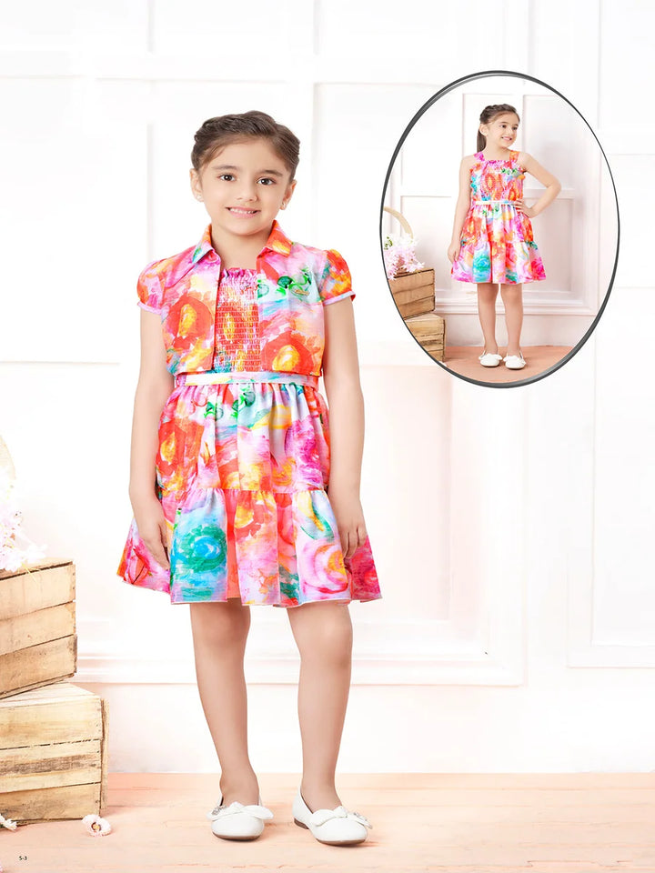 Trendy Orange Colored Dress for Girls | Best Party Wear Dresses