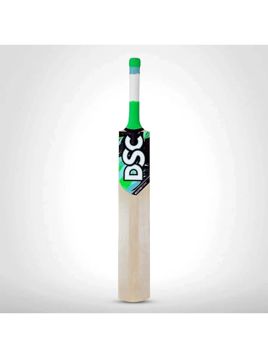 DSC Wildfire Flame Kashmir Willow Tennis Cricket Bat for Junior Players: Lightweight Bat with Enhanced Pick-Up