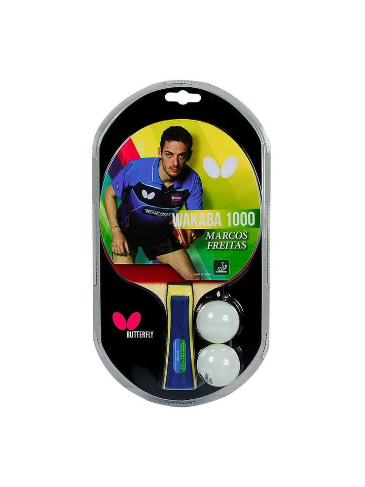 Butterfly Wakaba 1000 Shakehand Ping Pong Paddle: Best Table Tennis Bat for Beginners and Intermediate Players in India