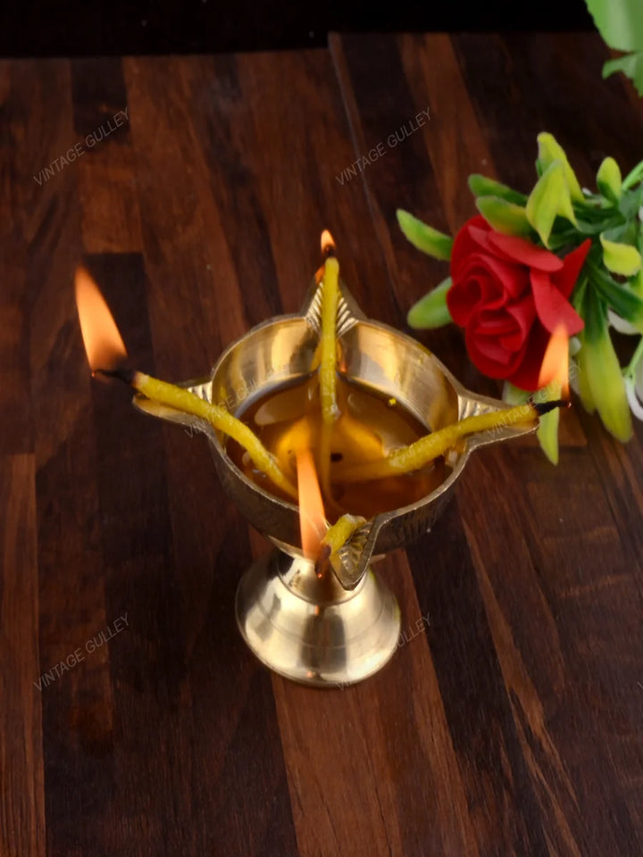 Brass Diya Deepak | Handcrafted Quality Brass for Festivals and Decor