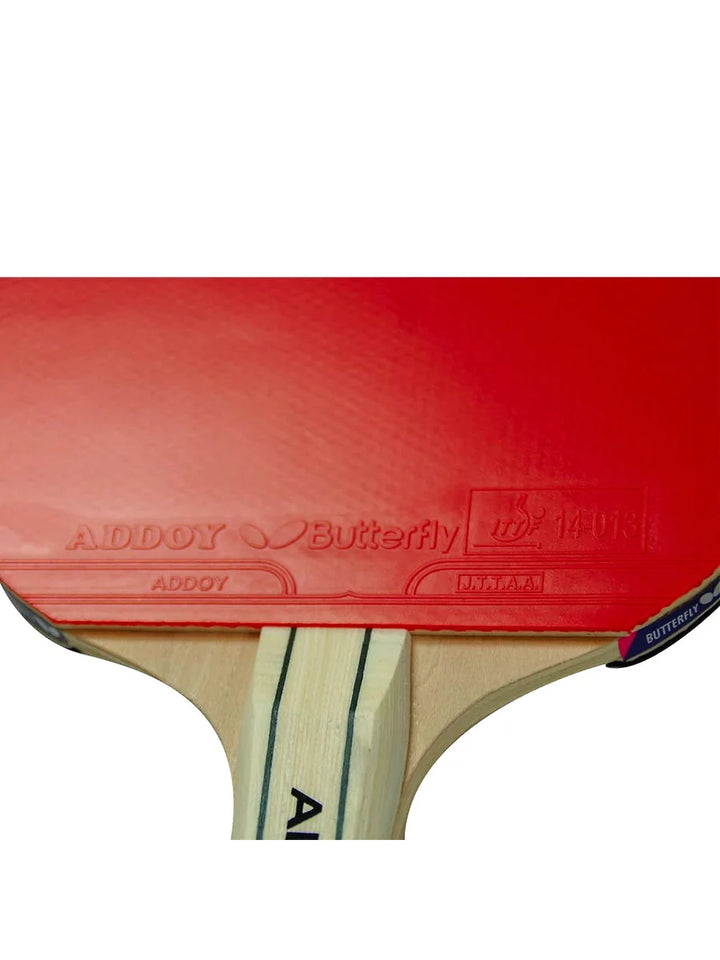 Butterfly Addoy 1000 Shakehand Ping Pong Paddle: Beginner-Friendly Table Tennis Bat with Maximum Control and Spin