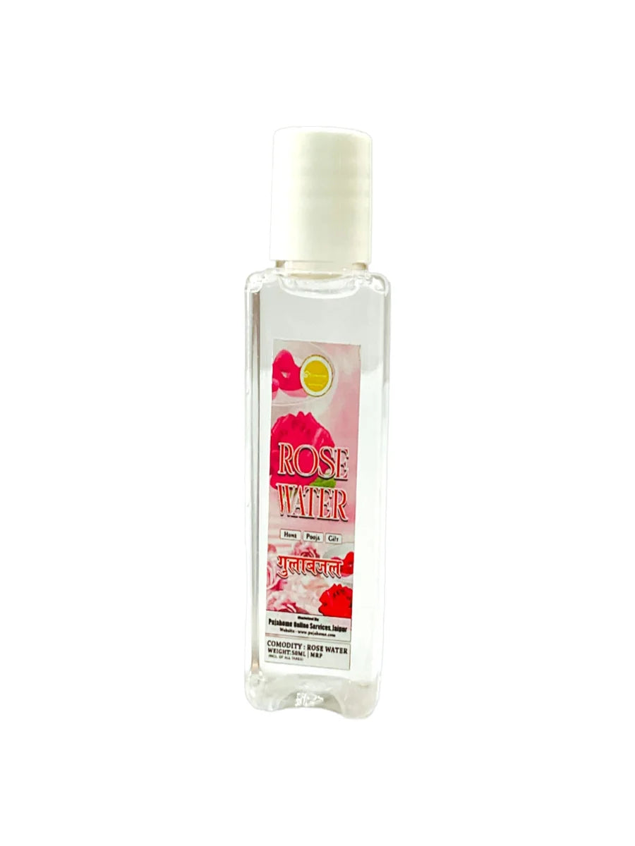 Rose Water For Puja | Gulab Jal For Puja Purpose (Pack Of 2) 50ML each
