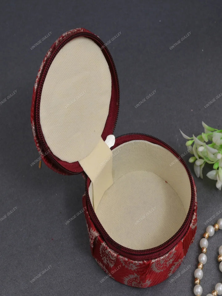 Embroidery Bangle Box Organizer | Stylish Storage Solution for Bangles