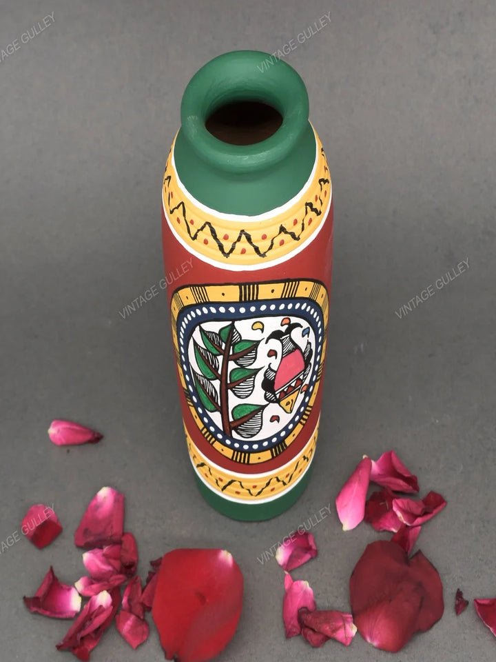 Handmade Terracotta Pots | Artistic Miniatures with Warli Art Décor
