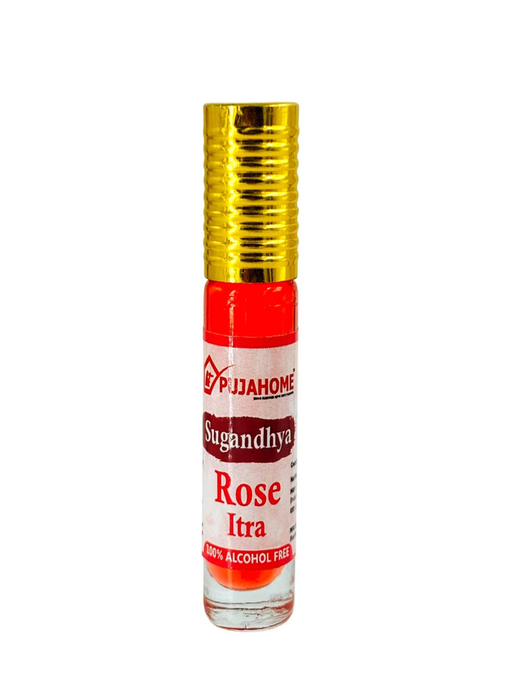 Sugandhya Rose Itra For Puja 6ML (Pack of 3)