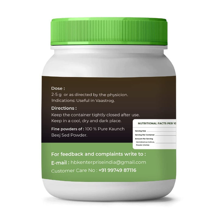 Kaunch Beej Powder | Mucuna Seeds for Energy & Memory Enhancement