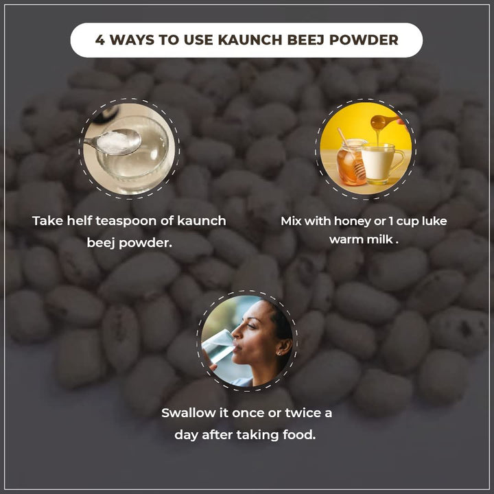 Kaunch Beej Powder | Mucuna Seeds for Energy & Memory Enhancement