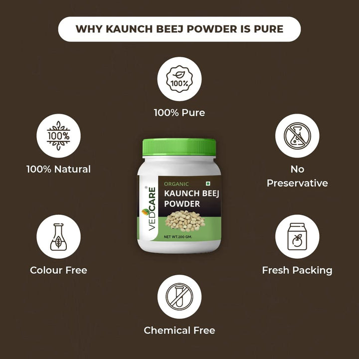 Kaunch Beej Powder | Mucuna Seeds for Energy & Memory Enhancement