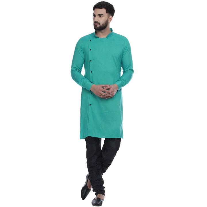 Viscose Rayon Men's Kurta | Classic Touch with Side Button