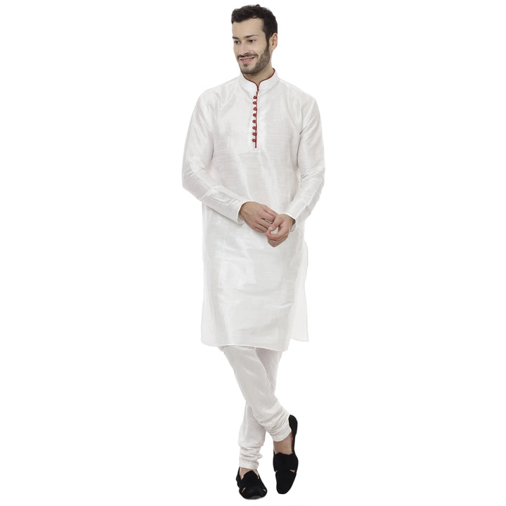 Premium Raw Silk Kurta Pajama | Men’s Designer Festive Wear