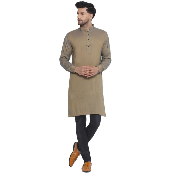 Timeless Solid Kurta for Men | Chic Rayon Festive Fashion