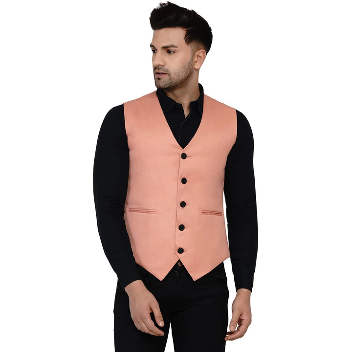 Men's Solid Waistcoat | Perfect for Casual & Formal Looks