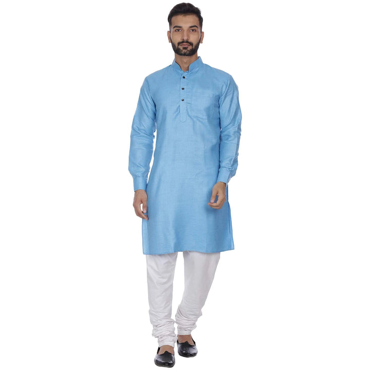 Traditional Cotton Long Kurta for Men | Daily Wear Essential