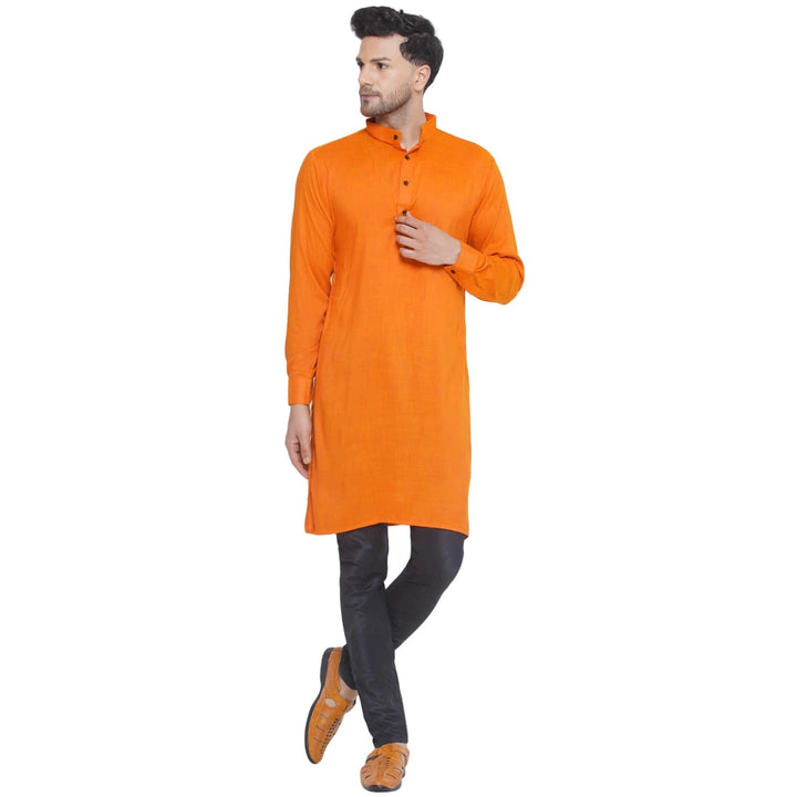 Timeless Solid Kurta for Men | Chic Rayon Festive Fashion