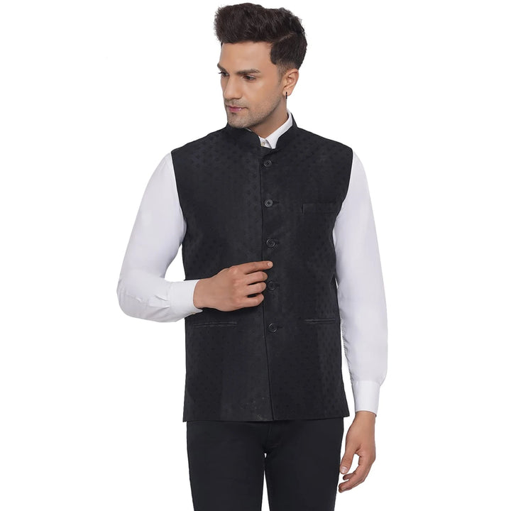 Stylish Printed Nehru Jacket for Men | Designer Wear for Weddings & Parties