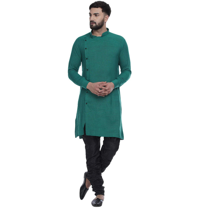 Viscose Rayon Men's Kurta | Classic Touch with Side Button