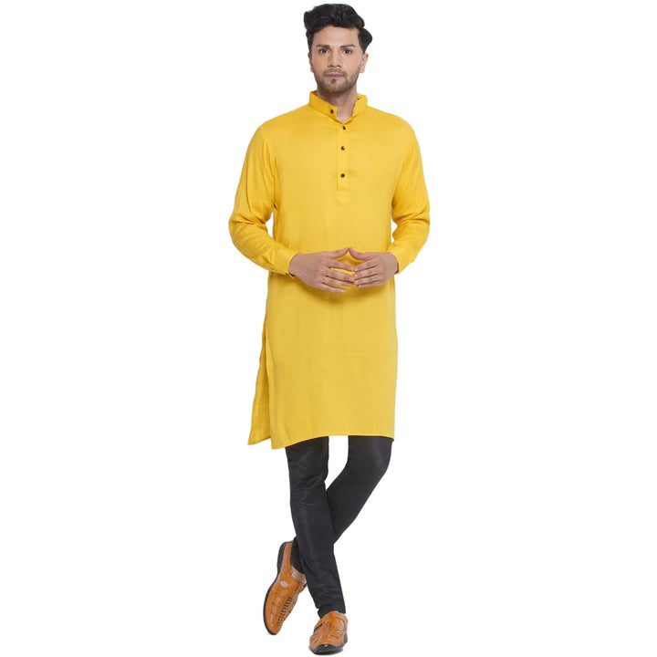 Timeless Solid Kurta for Men | Chic Rayon Festive Fashion