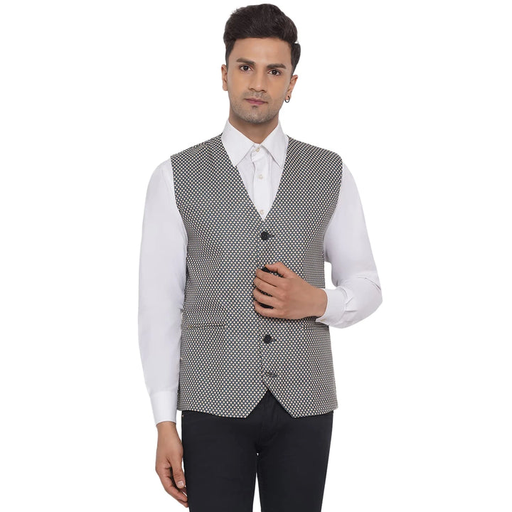 Stylish Printed Waistcoat for Men | Formal & Casual Wear