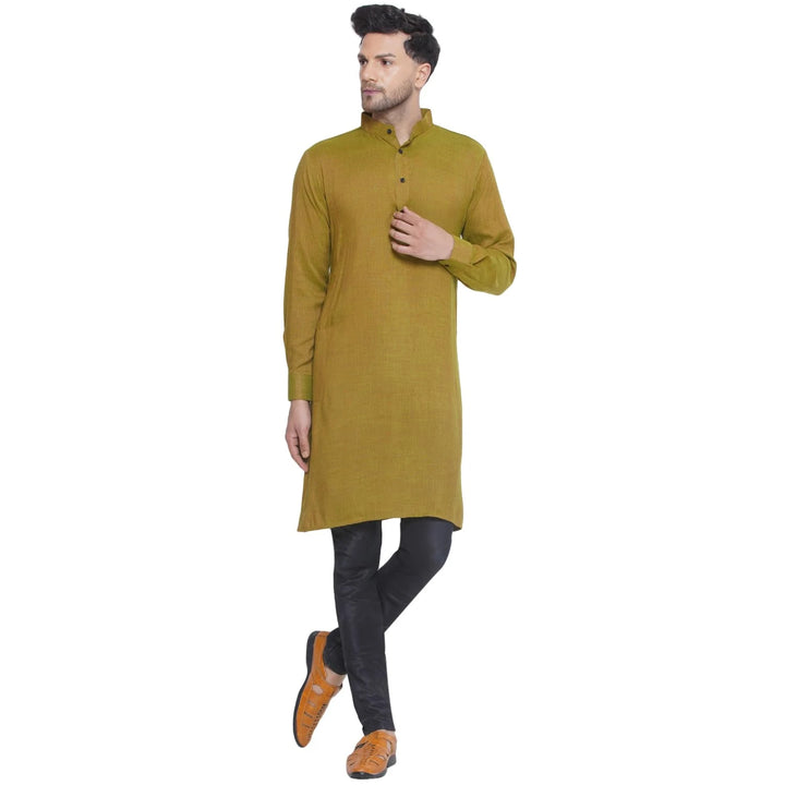 Timeless Solid Kurta for Men | Chic Rayon Festive Fashion