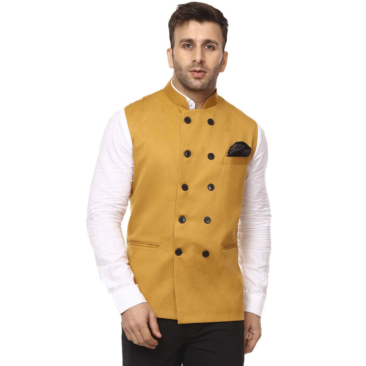 Premium Nehru Jacket | Chinese Collar for Festive Styling